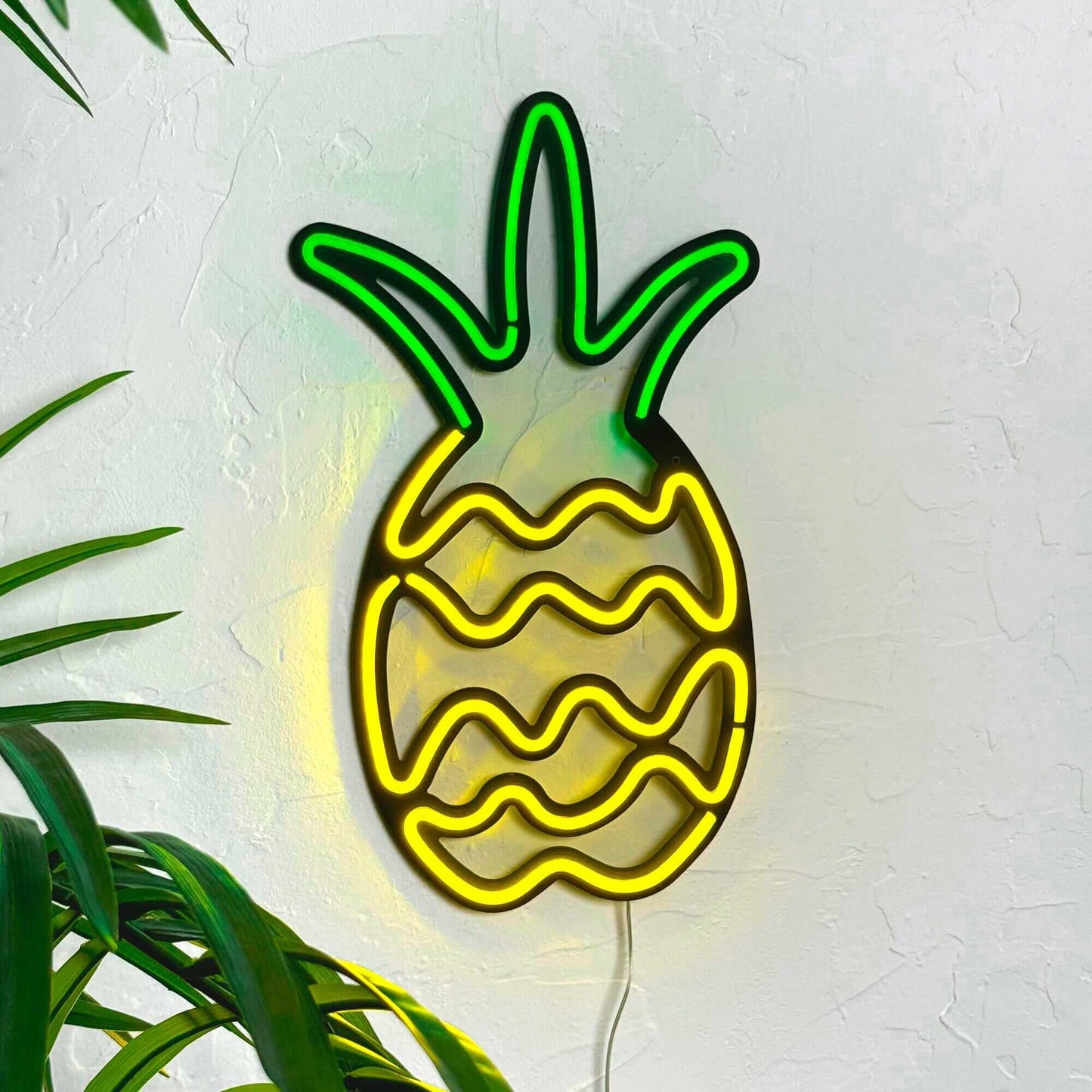 Ananas - Neon Signs Neon Wall Art | SKU: NEO-022 | Available at Decojuana | Tags: Home Accessories,Home Wall Art,Home Wall Decor,Light,Lightning,Neon Pineapple,neon wall art,Neon Wall Decor,Neon Wall Letter,Summer Decor,Tropical Wall Art,Tropical Wall Dec