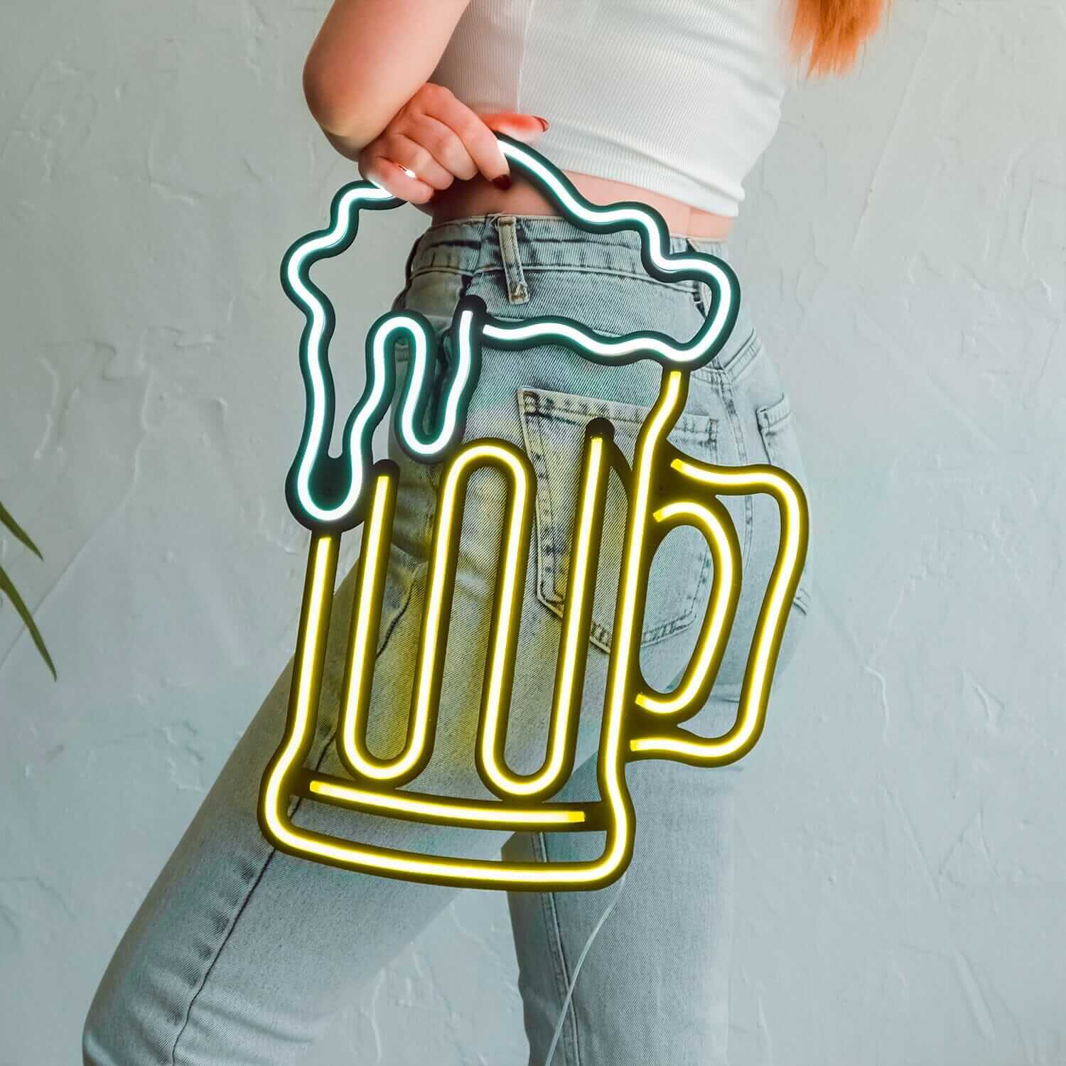 Beer - Neon Signs Neon Wall Art | SKU: NEO-064 | Available at Decojuana | Tags: metal neon wall decor,neon abstract,Neon Artwork,Neon Beer Wall Decor,neon party wall decor,Neon Signs,neon wall art,Neon Wall Decor,Valentine's Day Gift