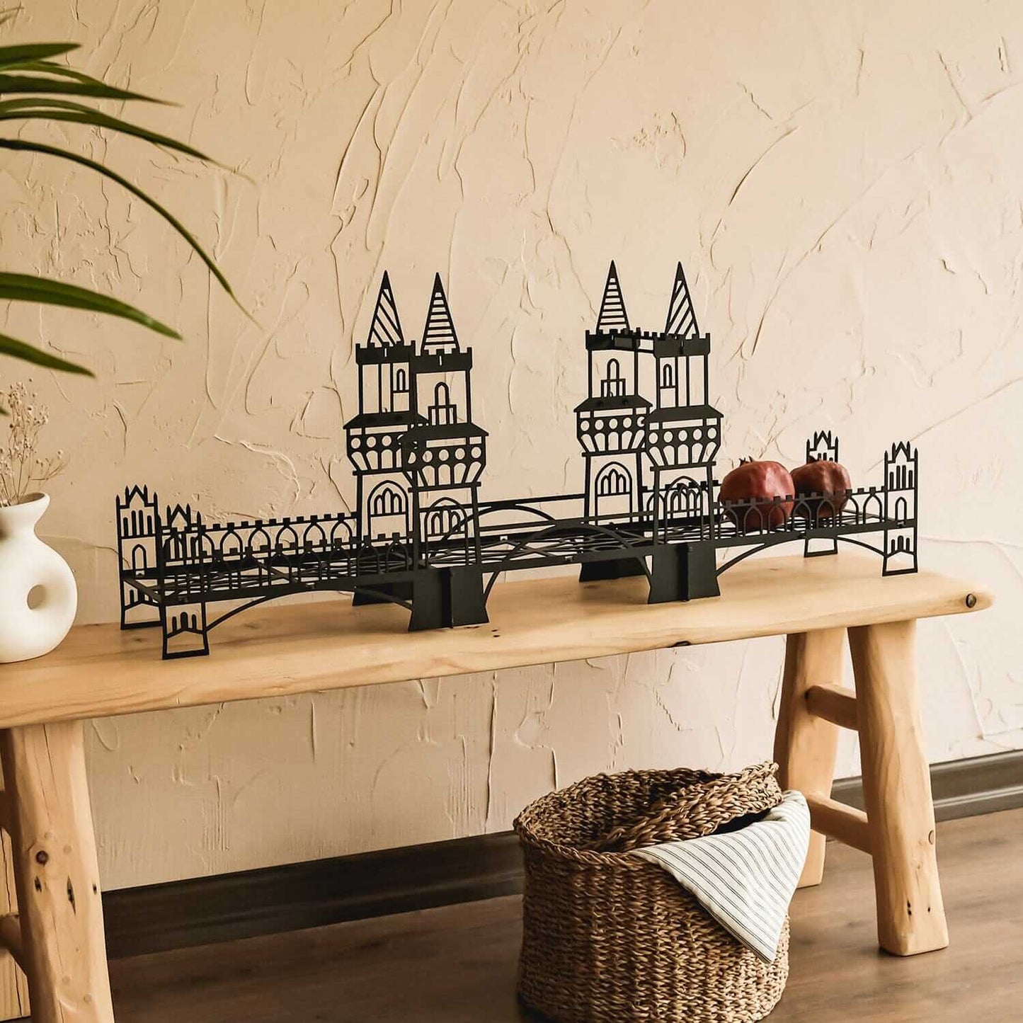 Berlin Shelf - Home Decor Decals Metal Wall Art | SKU: BS-04 | Available at Decojuana | Tags: 3D Metal Decor,Berlin,bookshelf,bookstand,Bridge,Bridge Silhouette,Germany,Home Accessories,Home Wall Art,Home Wall Decor,Metal Artwork,Metal Decoration,Metal Sh