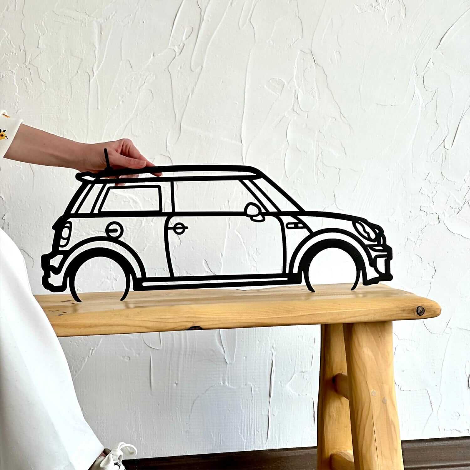 Mini Inspiration - Home Decor Decals Metal Wall Art | SKU: CR-01 | Available at Decojuana | Tags: car,Metal Deco,Metal Decoration,Metal Wall Art,Metal Wall Art Decor,Metal Wall Decor