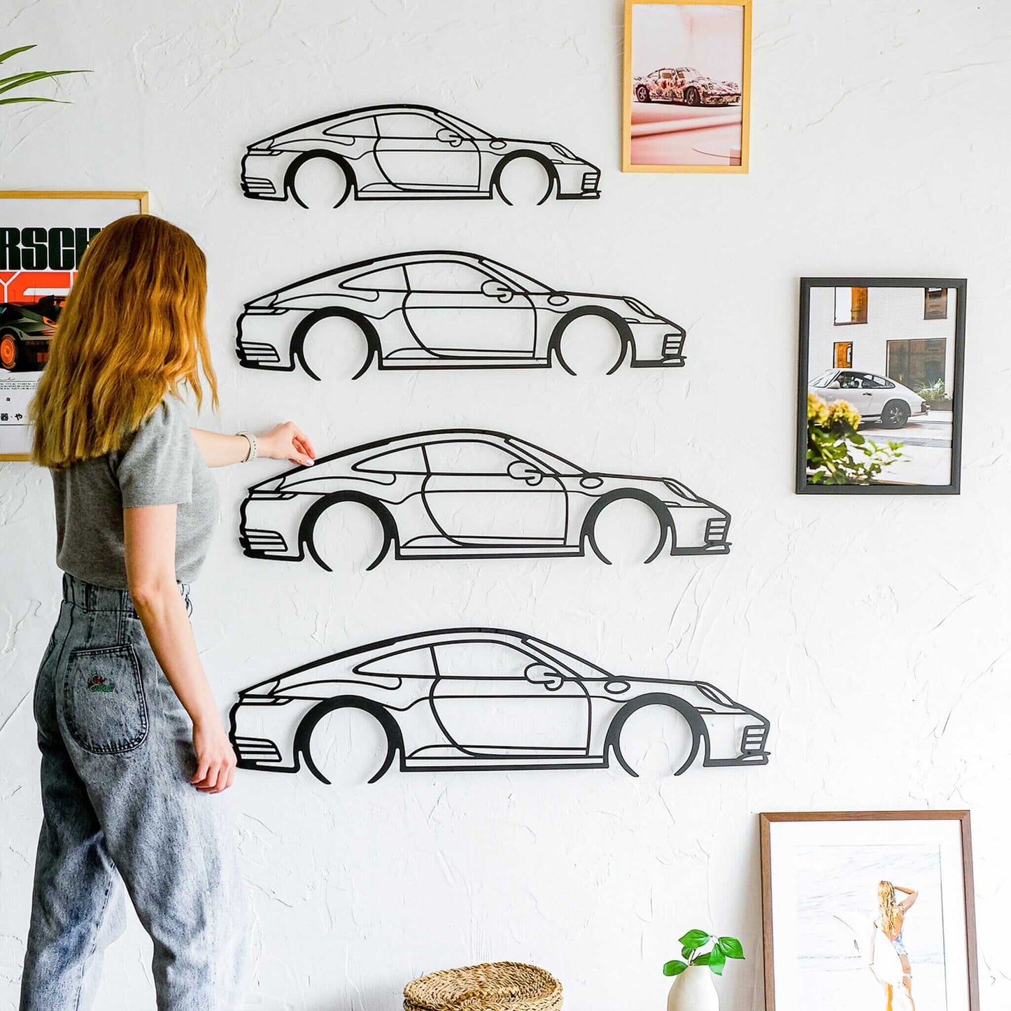 911 Inspiration - Home Decor Decals Metal Wall Art | SKU: CR-04S | Available at Decojuana | Tags: car,garage,Metal Deco,Metal Decoration,Metal Wall Art,Metal Wall Art Decor,Metal Wall Decor