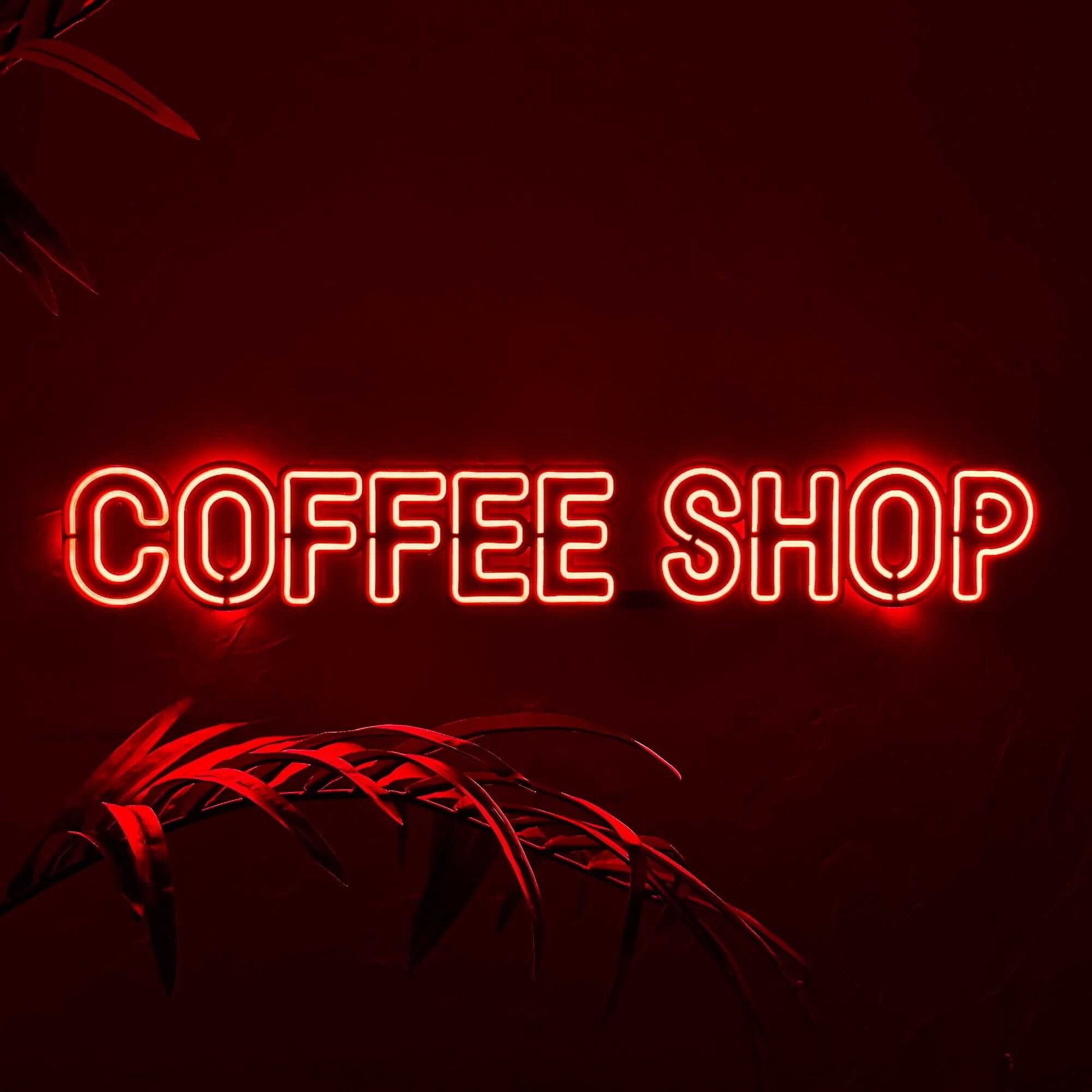 Coffee Shop - Neon Signs Neon Wall Art | SKU: NEO-140 | Available at Decojuana | Tags: metal neon wall decor,Metal Neon Wall Letter,neon,Neon Artwork,neon party wall decor,neon quotes,Neon Signs,neon wall art,Neon Wall Decor,Neon Wall Letter