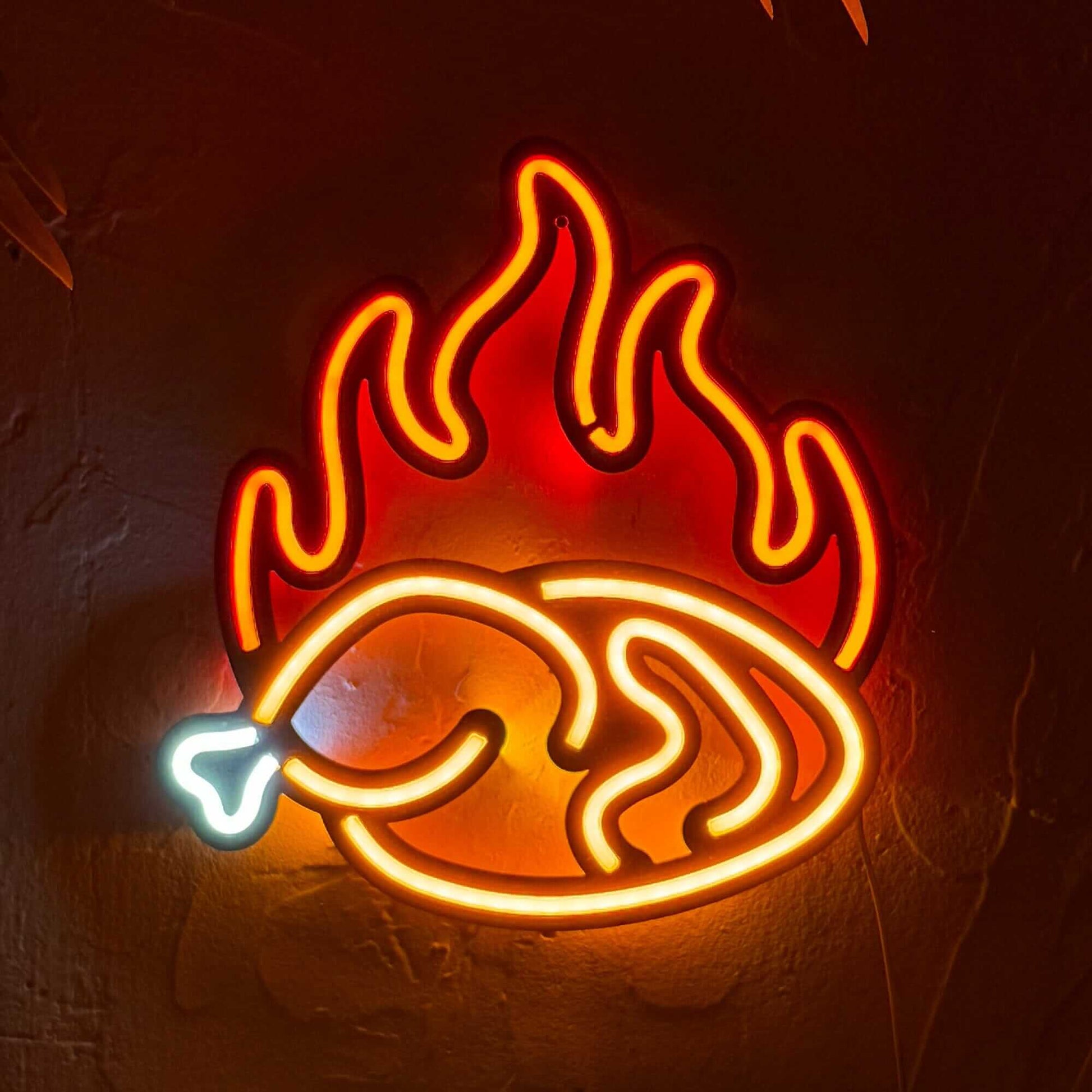 Fried Chicken - Neon Signs Neon Wall Art | SKU: NEO-105 | Available at Decojuana | Tags: Neon Artwork,Neon Signs,neon wall art,Neon Wall Decor