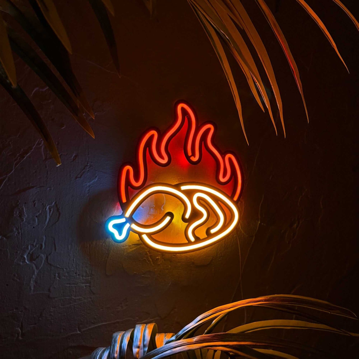 Fried Chicken - Neon Signs Neon Wall Art | SKU: NEO-105 | Available at Decojuana | Tags: Neon Artwork,Neon Signs,neon wall art,Neon Wall Decor