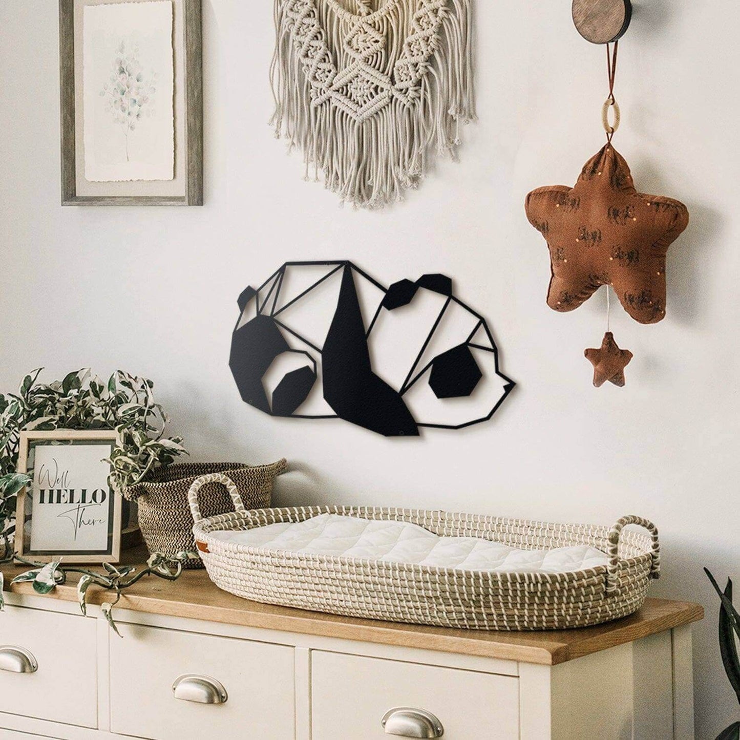 Panda - Home Decor Decals Metal Wall Art | SKU: HOM-30 | Available at Decojuana | Tags: Animal design,Animal Metal Wall Decor,Animal Wall Art,Animal Wall Decor,Animals,children room,Children Room Decor,kidsroom,Kidsroom Decor,Metal Artwork,Metal Decoratio