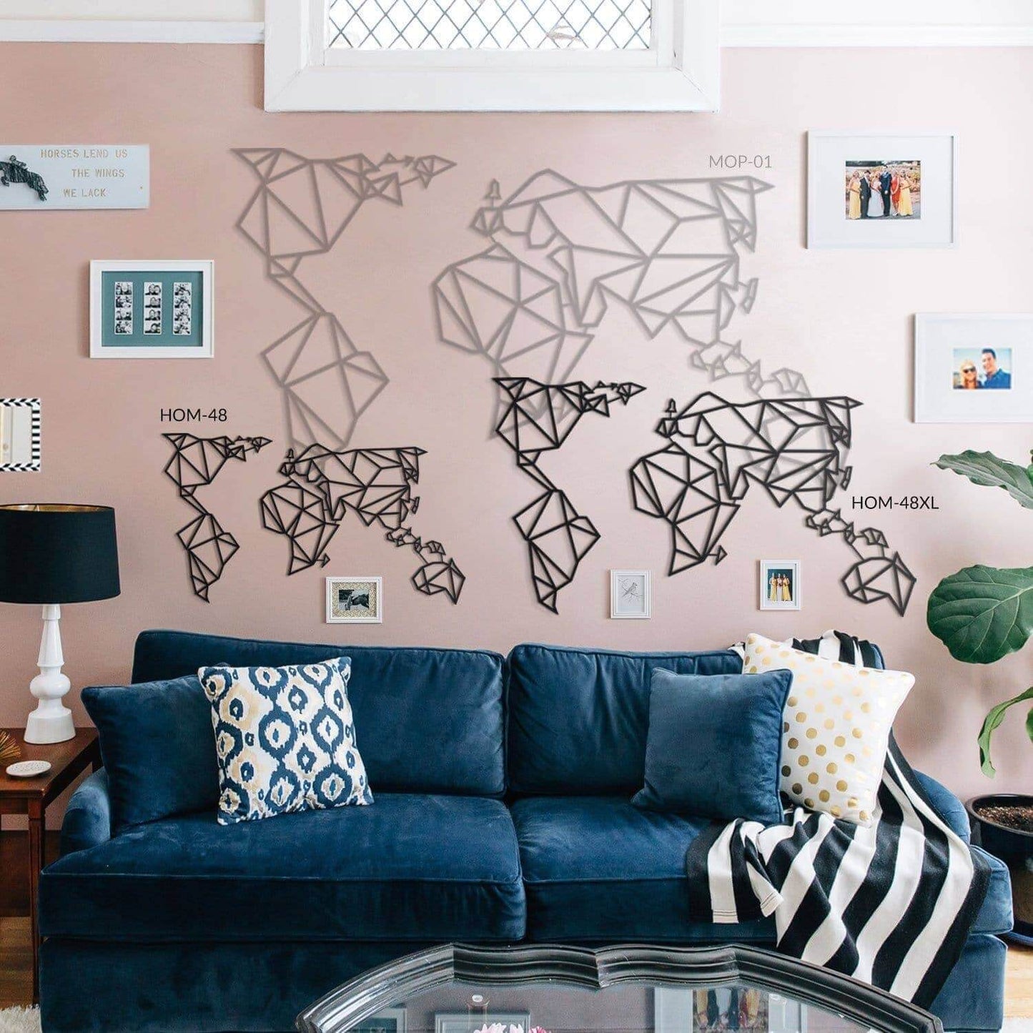 World Map - Home Decor Decals Metal Wall Art | SKU: MOP-01 | Available at Decojuana | Tags: featured,Geometric,Large designs,Large Wall Art,Large Wall Decor,Metal Artwork,Metal Decoration,Metal Wall Art,Metal Wall Art Decor,Metal Wall Decor,world map