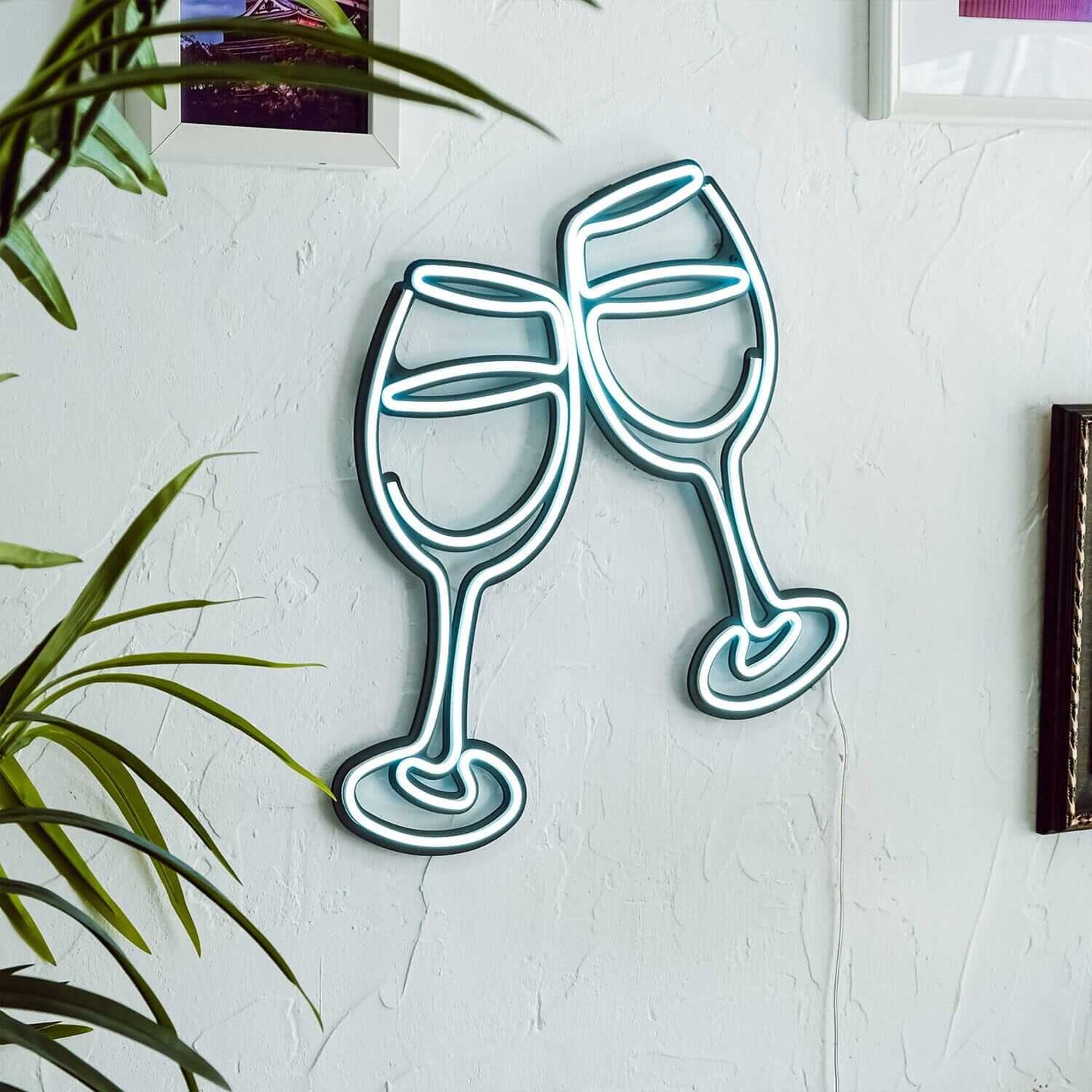 Cheers - Neon Signs Neon Wall Art | SKU: NEO-061 | Available at Decojuana | Tags: metal neon wall decor,neon abstract,Neon Artwork,neon party wall decor,Neon Signs,neon wall art,Neon Wall Decor