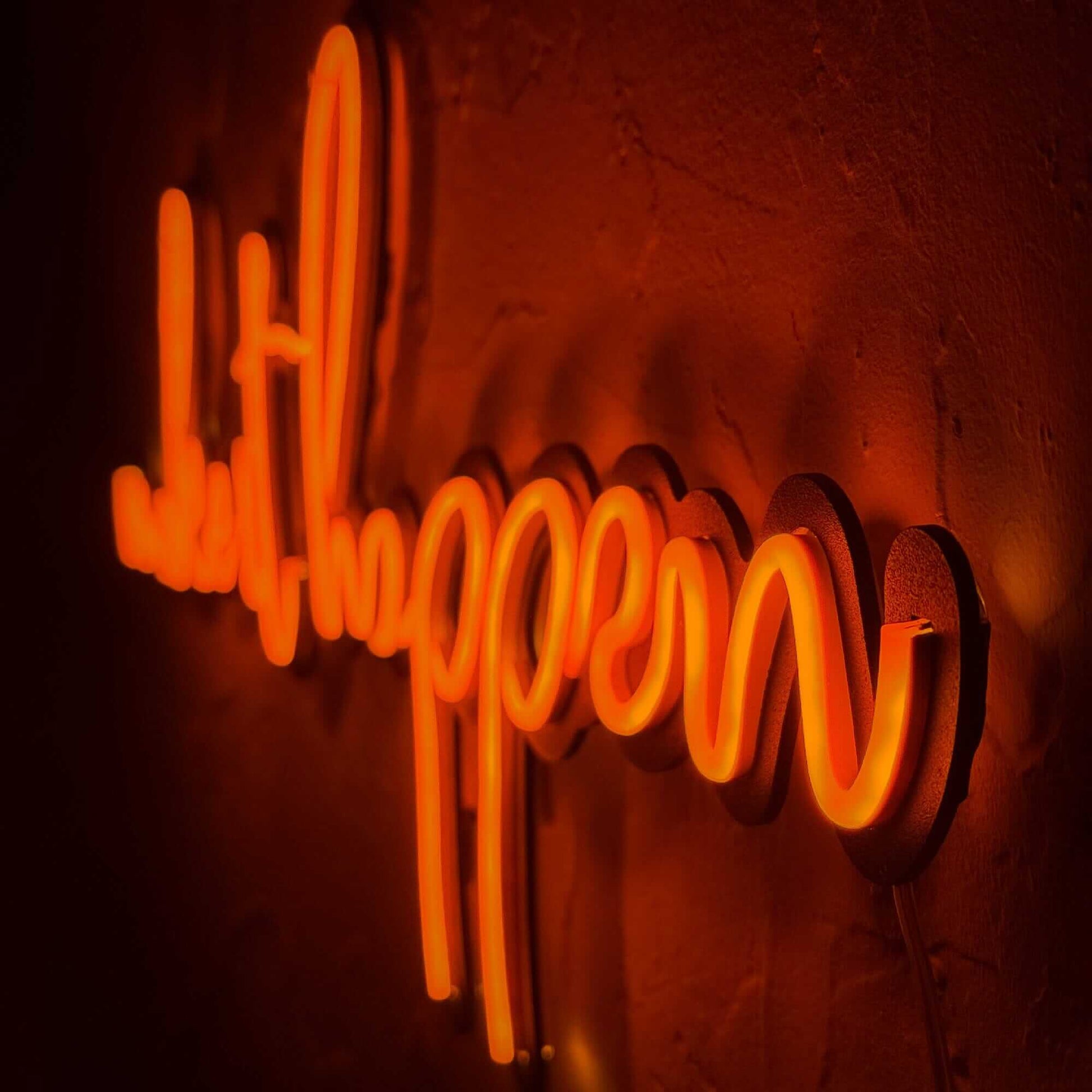 Make It - Neon Signs Neon Wall Art | SKU: NEO-048 | Available at Decojuana | Tags: led,Led decor,Led Wall Decor,Led Wall Letter Decor,Light,Lightning,Metal Artwork,Metal Decoration,Metal Neon Wall Letter,Metal Wall Art,Metal Wall Art Decor,Metal Wall Deco