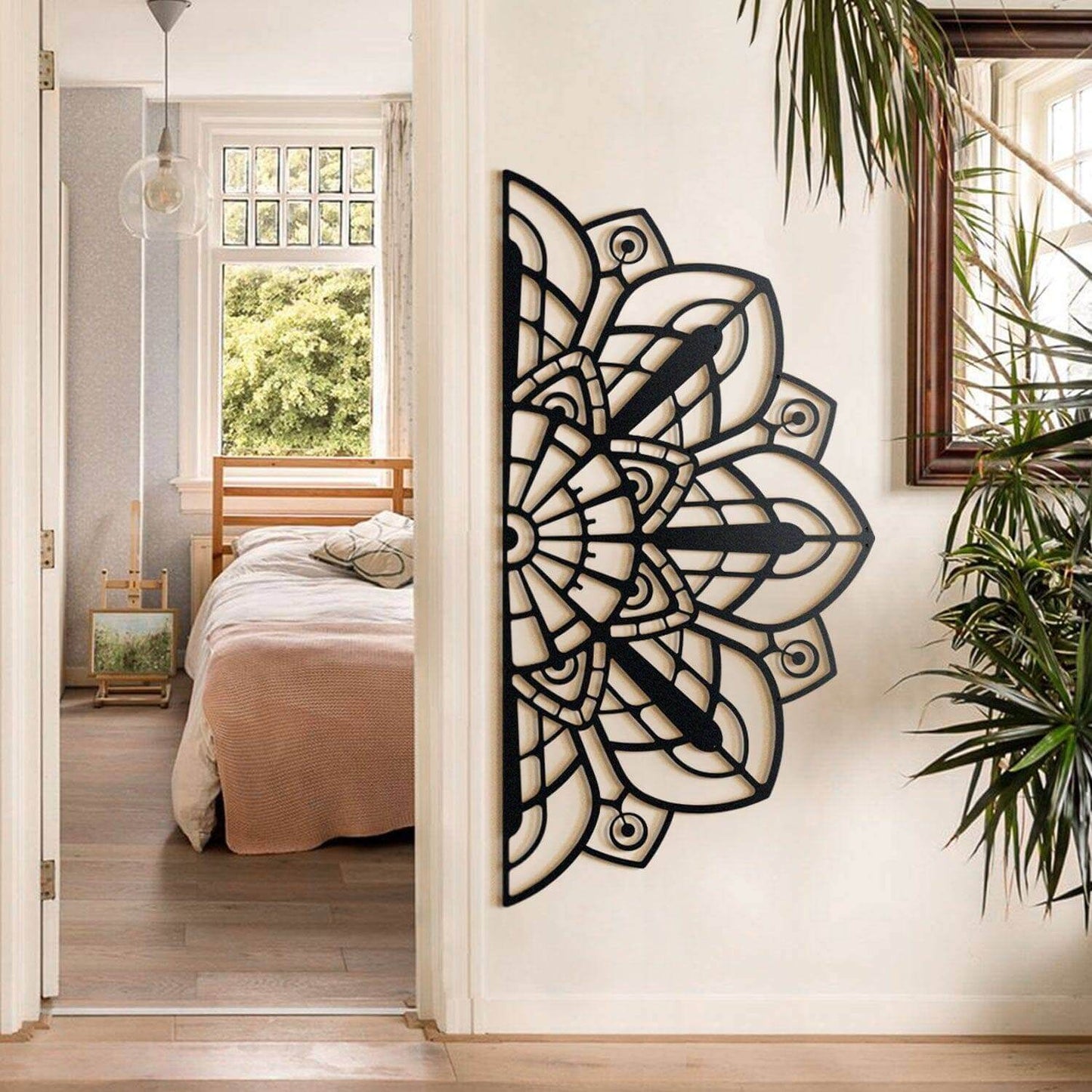 Art Nouveau - Home Decor Decals Metal Wall Art | SKU: MOP-12 | Available at Decojuana | Tags: above bed decor,bedroom decoration,bedroom signs,bedroom wall decoration,boho wall art,Doorway Decor,Large designs,Large Wall Art,Large Wall Decor,Metal Artwork,