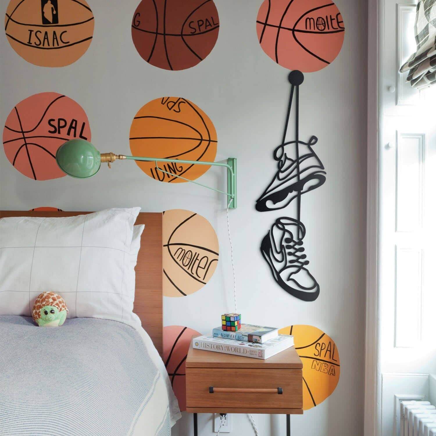 Jordan Inspiration - Home Decor Decals Metal Wall Art | SKU: MP-182 | Available at Decojuana | Tags: Basketball Decor,Metal Artwork,Metal Decoration,Metal Wall Art,Metal Wall Art Decor,Metal Wall Decor,Michael Jordan,Sport Metal Wall Art