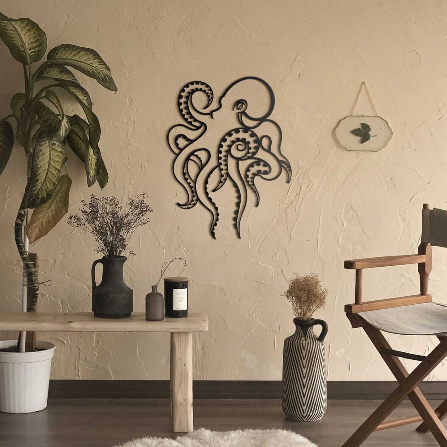 Octopus - Home Decor Decals Metal Wall Art | SKU: MP-205 | Available at Decojuana | Tags: Animal design,Animal Metal Wall Decor,Animal Wall Art,Animal Wall Decor,Animals,Metal Artwork,Metal Decoration,Metal Wall Art,Metal Wall Art Decor,Metal Wall Decor,O