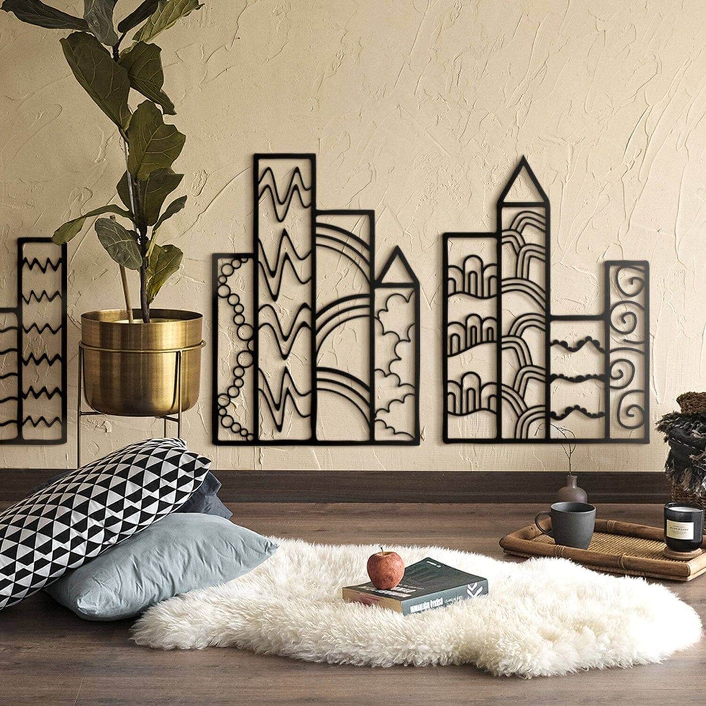 Dreamland - Home Decor Decals Metal Wall Art | SKU: MP-176 | Available at Decojuana | Tags: above bed decor,babyroom,bedroom decoration,bedroom signs,bedroom wall decoration,children room,Children Room Decor,kidsroom,Kidsroom Decor,large bedroom wall deco