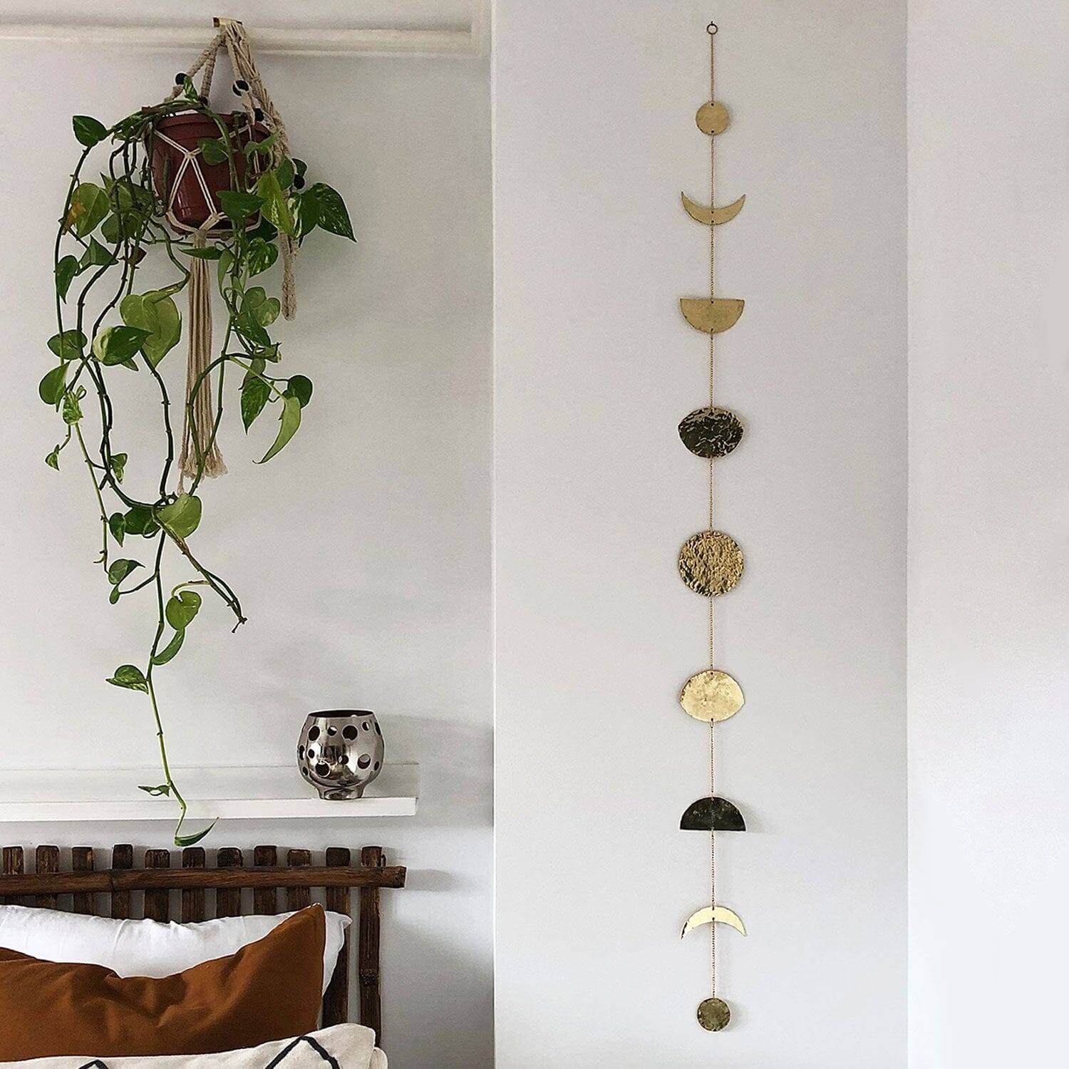 Lunar Eclipse - Home Decor Decals Metal Wall Art | SKU: MPC-01 | Available at Decojuana | Tags: bohemian,bohemian decor,boho,boho wall art,Brass Wall Art,Brass Wall Decor,Brass Wall Decoration,Charm Wall Art,Home Accessories,Home Wall Art,Home Wall Decor,