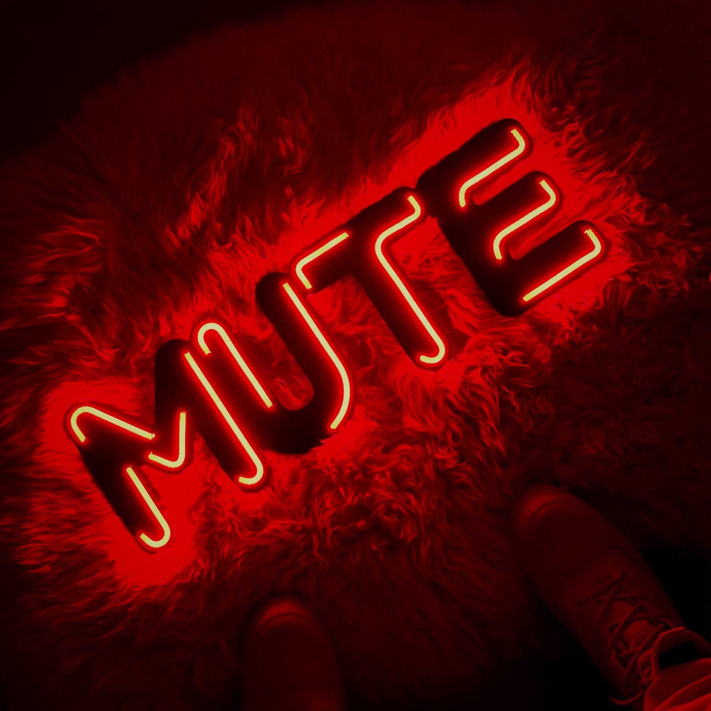 Mute - Neon Signs Neon Wall Art | SKU: NEO-009 | Available at Decojuana | Tags: led,Led decor,Led Wall Decor,Led Wall Letter Decor,Metal Artwork,Metal Decoration,Metal Neon Wall Letter,Metal Wall Art,Metal Wall Art Decor,Metal Wall Decor,Neon Artwork,Neon