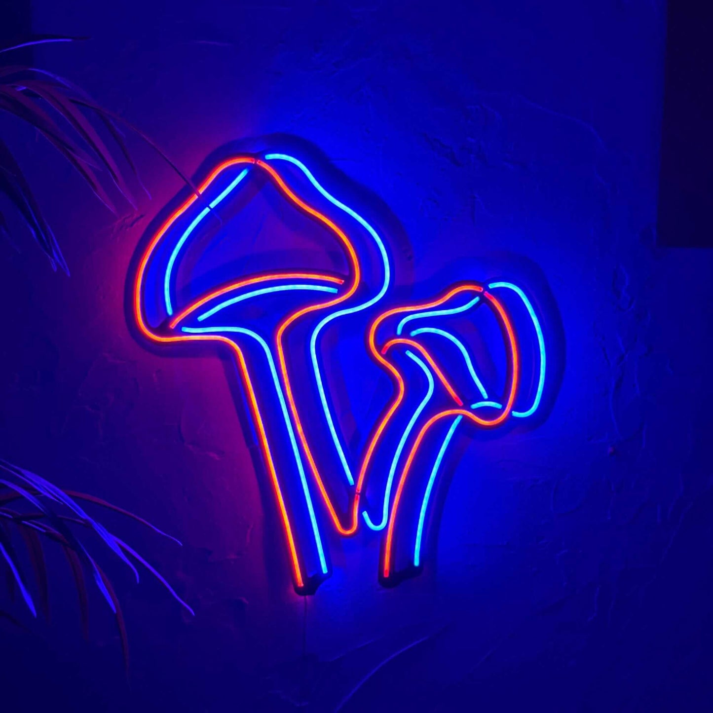 Mushrooms - Neon Signs Neon Wall Art | SKU: NEO-012 | Available at Decojuana | Tags: led,Led decor,Led Wall Decor,Light,Lightning,Metal Artwork,Metal Decoration,Metal Neon Wall Letter,Metal Wall Art,Metal Wall Art Decor,Neon Artwork,neon mushroom,Neon Sig