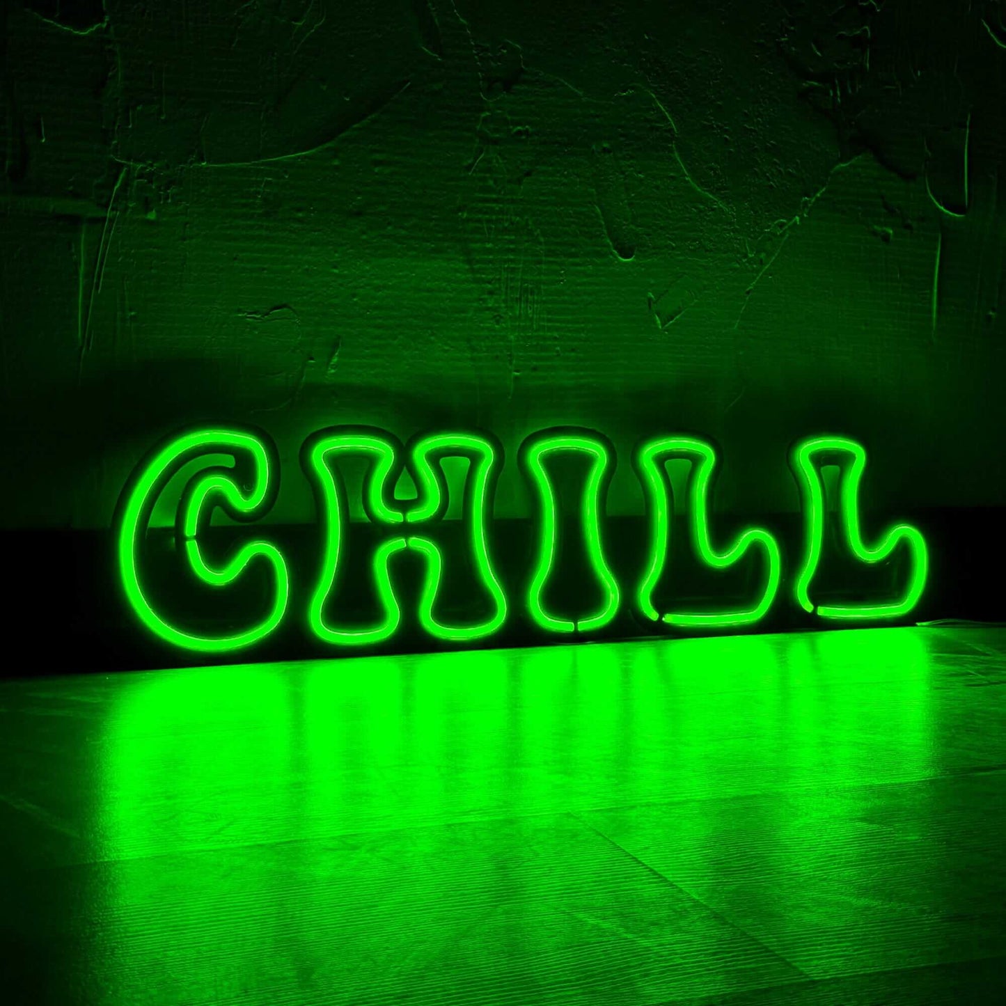 Chill - Neon Signs Neon Wall Art | SKU: NEO-035 | Available at Decojuana | Tags: metal neon wall decor,Metal Neon Wall Letter,motivational neon quotes,Neon Artwork,Neon motivational quotes,neon party wall decor,neon quotes,Neon Signs,neon wall art,Neon Wa