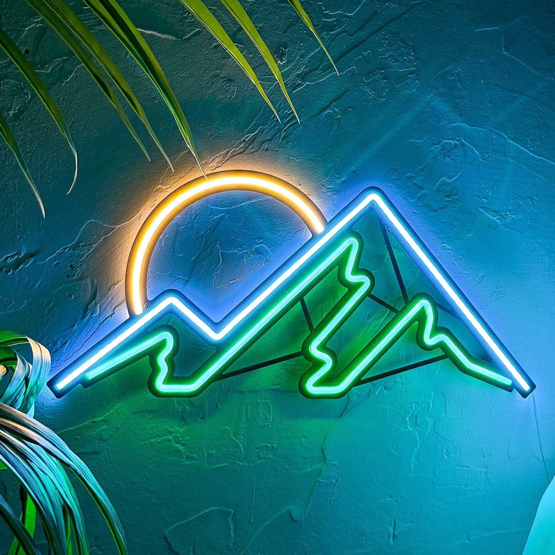 Mountain - Neon Signs Neon Wall Art | SKU: NEO-073 | Available at Decojuana | Tags: Neon Artwork,neon wall art,Neon Wall Decor