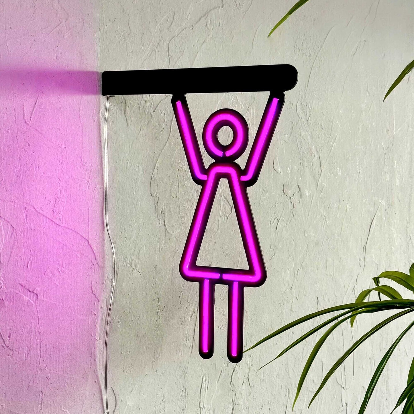 Woman WC Icon - Neon Signs Neon Wall Art | SKU: NEO-108 | Available at Decojuana | Tags: Neon Artwork,Neon Signs,neon wall art,Neon Wall Decor