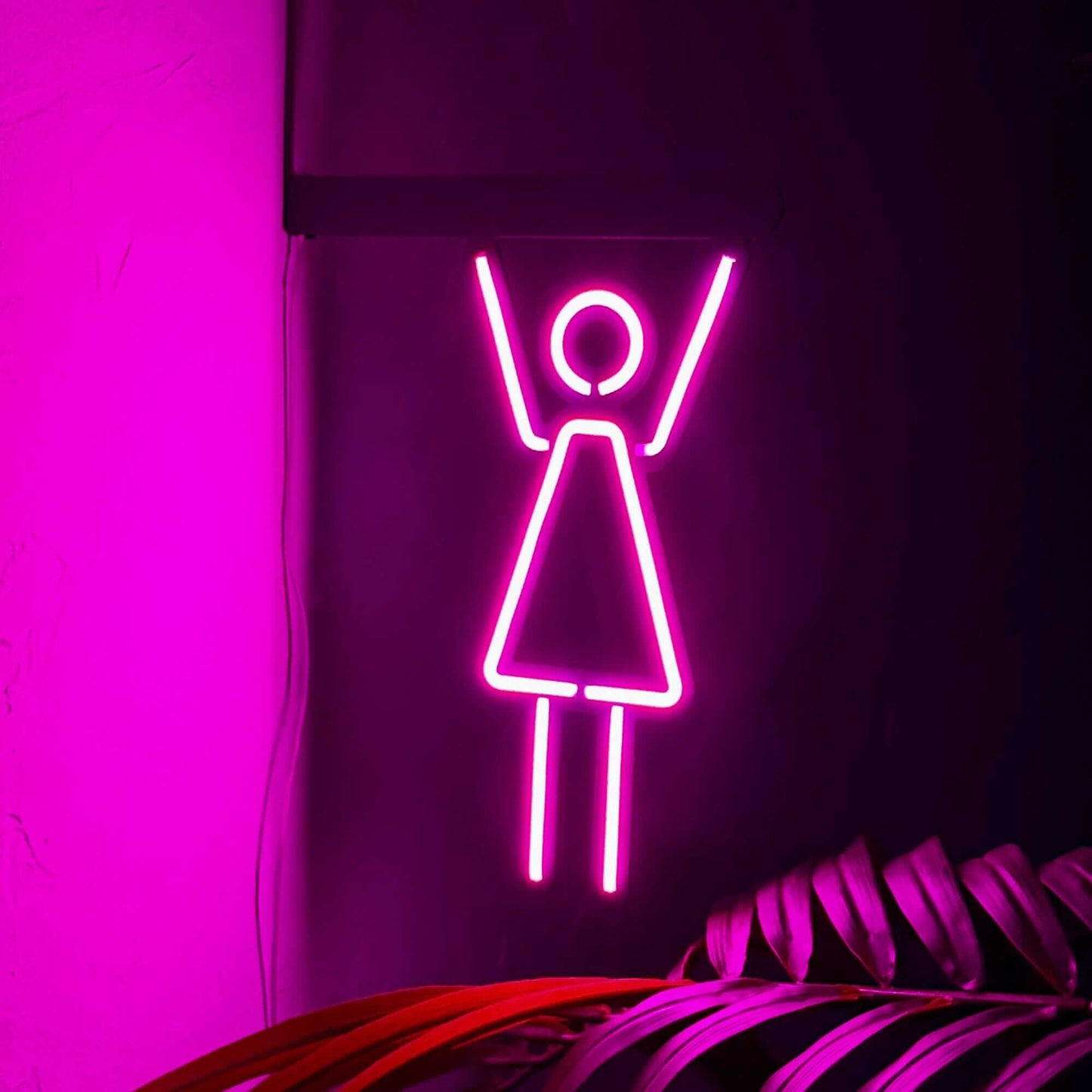 Woman WC Icon - Neon Signs Neon Wall Art | SKU: NEO-108 | Available at Decojuana | Tags: Neon Artwork,Neon Signs,neon wall art,Neon Wall Decor