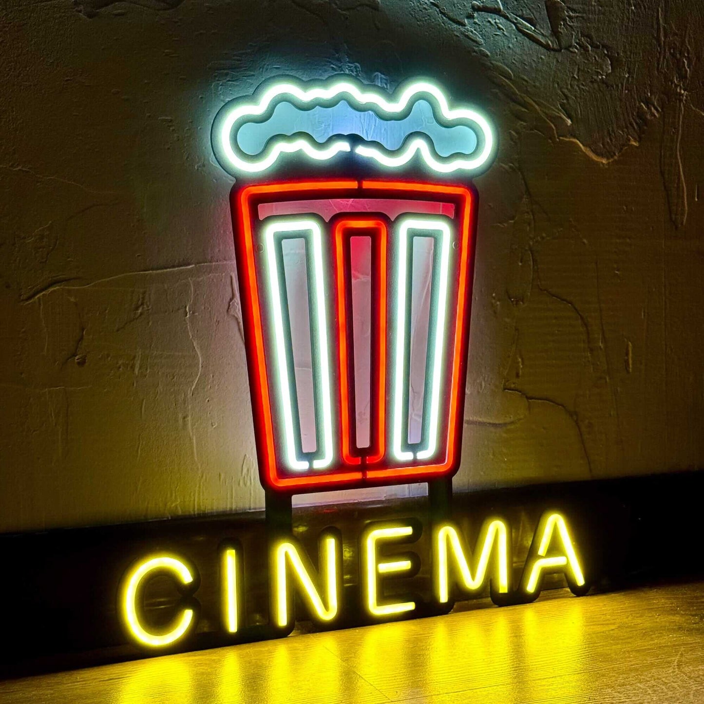 Cinema - Neon Signs Neon Wall Art | SKU: NEO-111 | Available at Decojuana | Tags: metal neon wall decor,Neon Artwork,neon party wall decor,Neon Signs,neon wall art,Neon Wall Decor