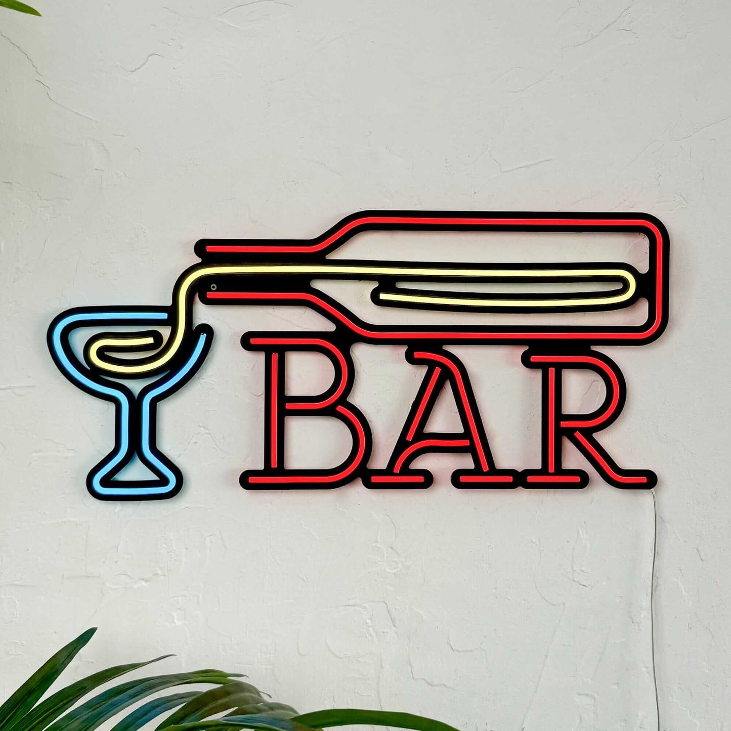 Vintage Bar Sign - Neon Signs Neon Wall Art | SKU: NEO-112 | Available at Decojuana | Tags: metal neon wall decor,Metal Neon Wall Letter,Neon Artwork,neon party wall decor,Neon Signs,neon wall art,Neon Wall Decor,Neon Wall Letter