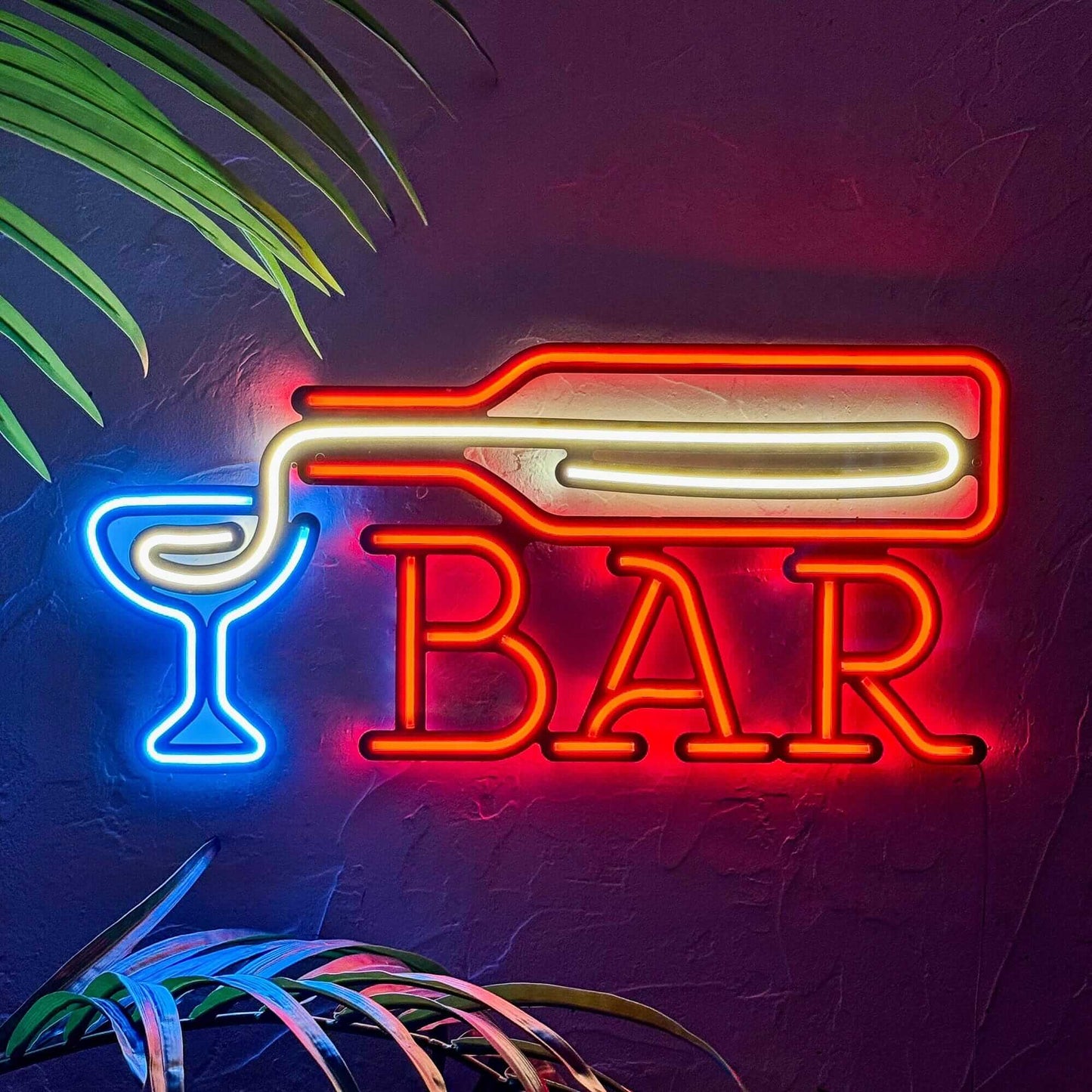 Vintage Bar Sign - Neon Signs Neon Wall Art | SKU: NEO-112 | Available at Decojuana | Tags: metal neon wall decor,Metal Neon Wall Letter,Neon Artwork,neon party wall decor,Neon Signs,neon wall art,Neon Wall Decor,Neon Wall Letter