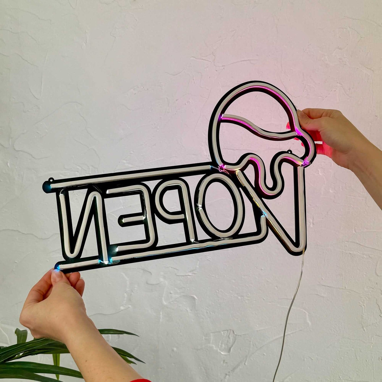 Open Door Sign 5 - Neon Signs Neon Wall Art | SKU: OPN-05 | Available at Decojuana | Tags: metal neon wall decor,Metal Neon Wall Letter,Neon Artwork,neon party wall decor,Neon Signs,neon wall art,Neon Wall Decor,Neon Wall Letter