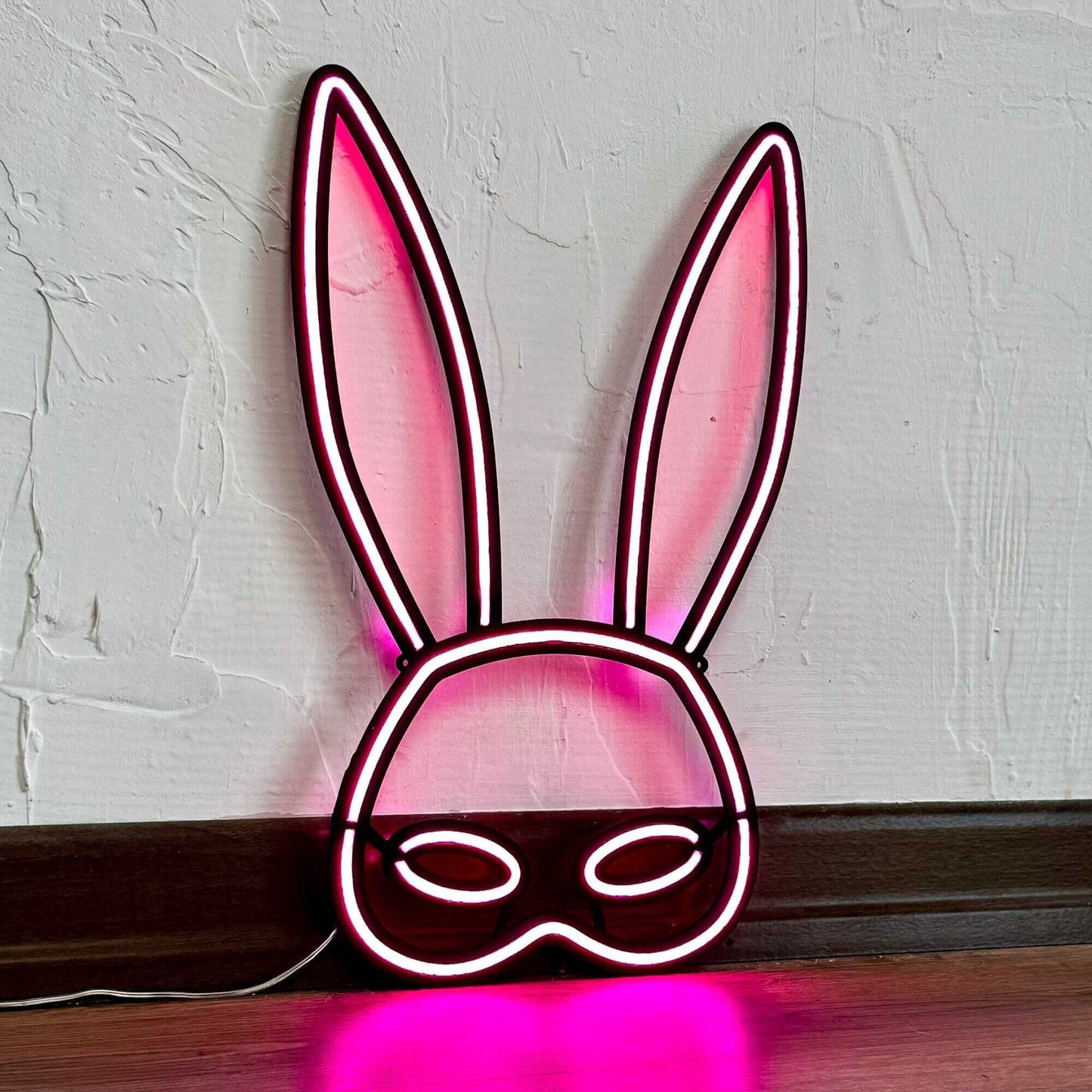 Rabbit Mask - Neon Signs Neon Wall Art | SKU: NEO-118 | Available at Decojuana | Tags: Neon Artwork,neon party wall decor,Neon Signs,neon wall art,Neon Wall Decor