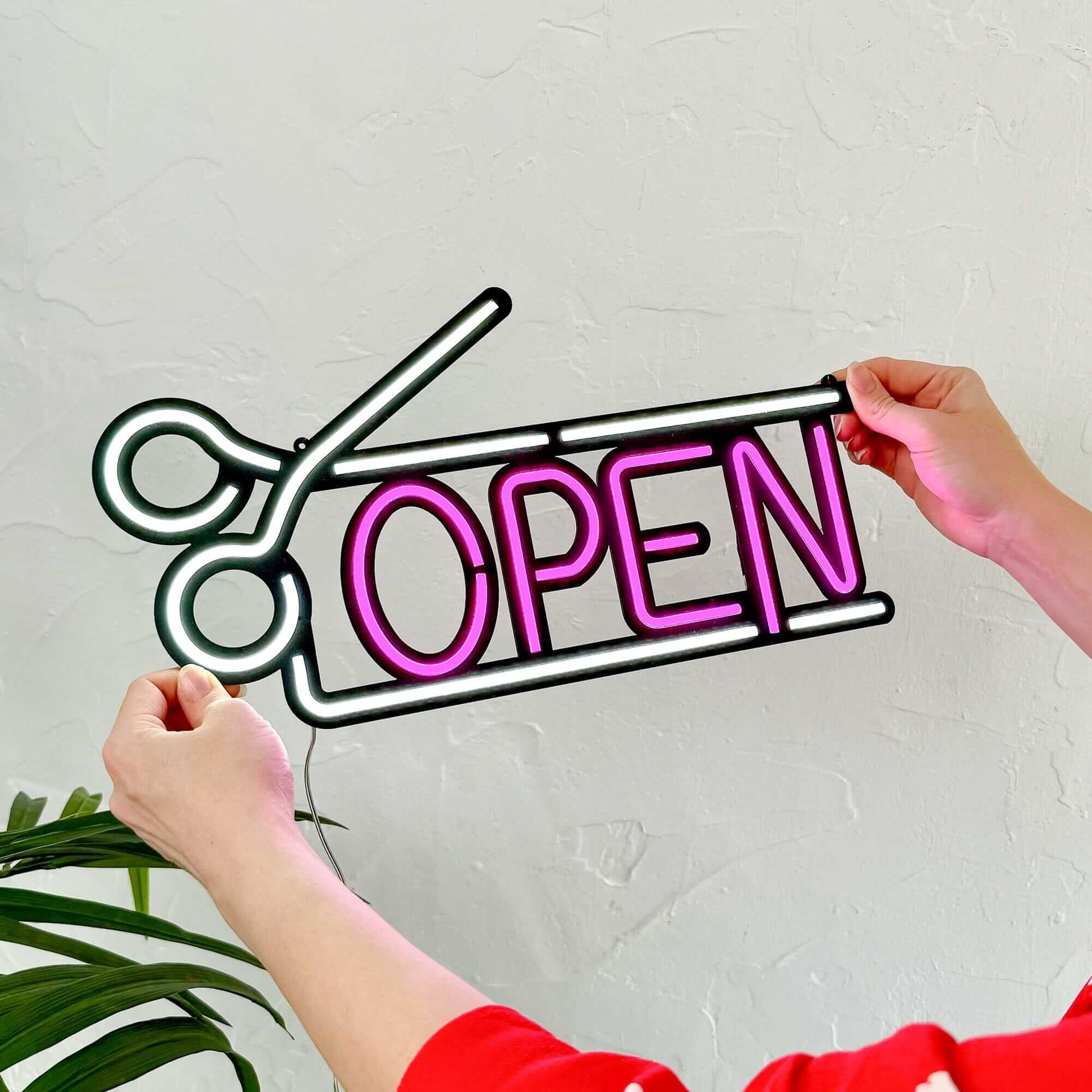 Open Door Sign 6 - Neon Signs Neon Wall Art | SKU: OPN-06 | Available at Decojuana | Tags: Neon Artwork,neon party wall decor,Neon Signs,neon wall art,Neon Wall Decor,Neon Wall Letter