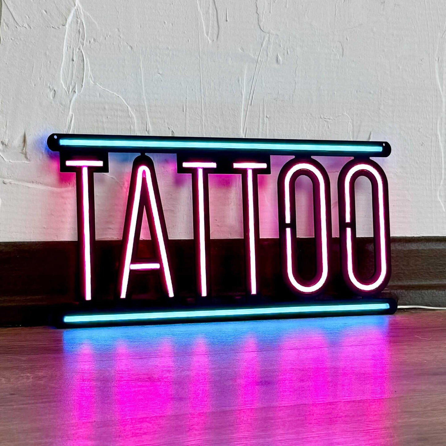 Tattoo - Neon Signs Neon Wall Art | SKU: NEO-119 | Available at Decojuana | Tags: metal neon wall decor,Metal Neon Wall Letter,Neon Artwork,neon party wall decor,neon quotes,Neon Signs,neon wall art,Neon Wall Decor,Neon Wall Letter