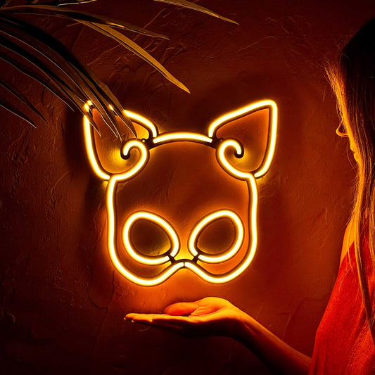 Latex Mask - Neon Signs Neon Wall Art | SKU: NEO-120 | Available at Decojuana | Tags: Neon Artwork,neon party wall decor,Neon Signs,neon wall art,Neon Wall Decor