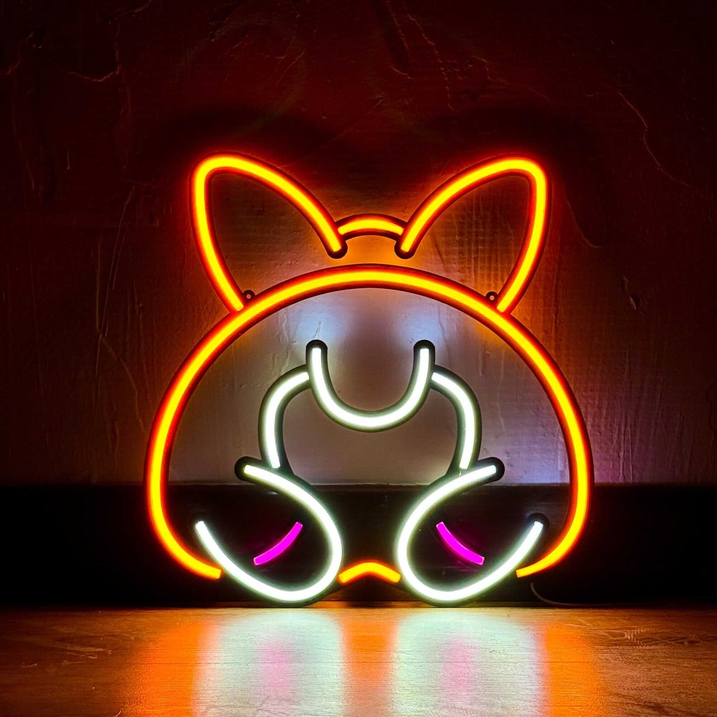 Corgi - Neon Signs Neon Wall Art | SKU: NEO-127 | Available at Decojuana | Tags: Neon Artwork,neon party wall decor,Neon Signs,neon wall art,Neon Wall Decor