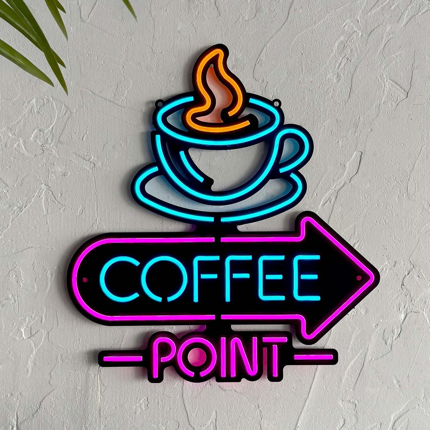 Neon Coffee 3 - Neon Signs Neon Wall Art | SKU: NEO-144 | Available at Decojuana | Tags: Neon Artwork,Neon Signs,neon wall art,Neon Wall Decor