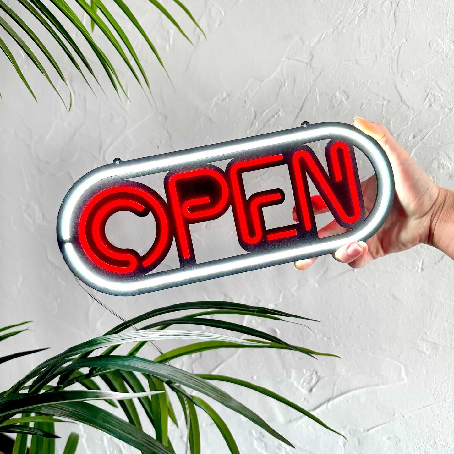 Open Door Sign 4 - Neon Signs Neon Wall Art | SKU: OPN-04 | Available at Decojuana | Tags: Neon Artwork,neon party wall decor,Neon Signs,neon wall art,Neon Wall Decor,Neon Wall Letter