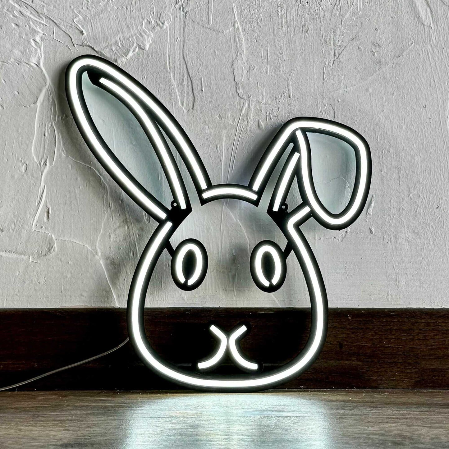 Rabbit 3 - Neon Signs Neon Wall Art | SKU: NEO-139 | Available at Decojuana | Tags: animal neon wall decor,metal neon wall decor,Neon Artwork,Neon Signs,neon wall art,Neon Wall Decor