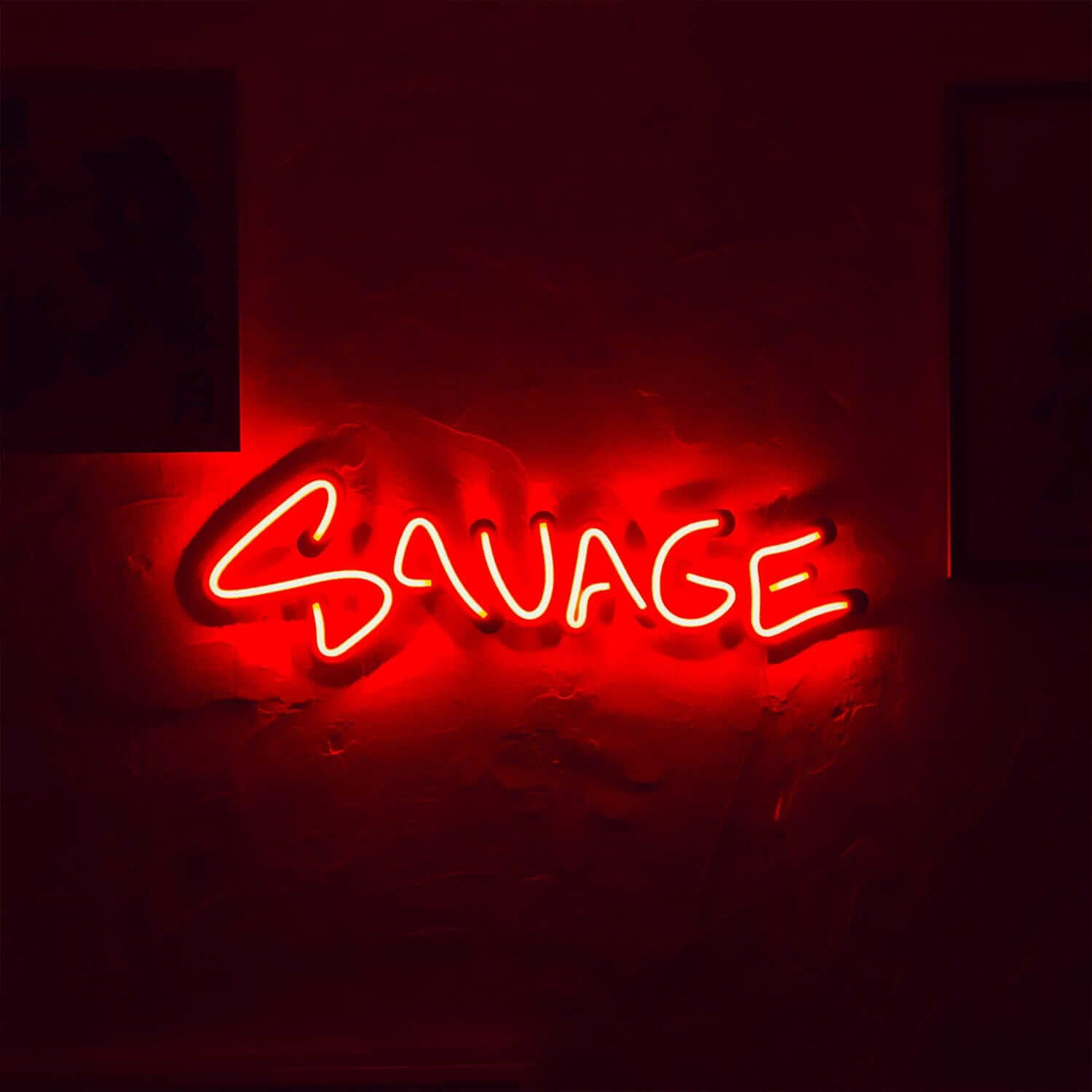 Savage M2 - Neon Signs Neon Wall Art | SKU: NEO-062 | Available at Decojuana | Tags: metal neon wall decor,Metal Neon Wall Letter,motivational neon quotes,Neon Artwork,Neon motivational quotes,neon party wall decor,Neon Signs,neon wall art,Neon Wall Decor