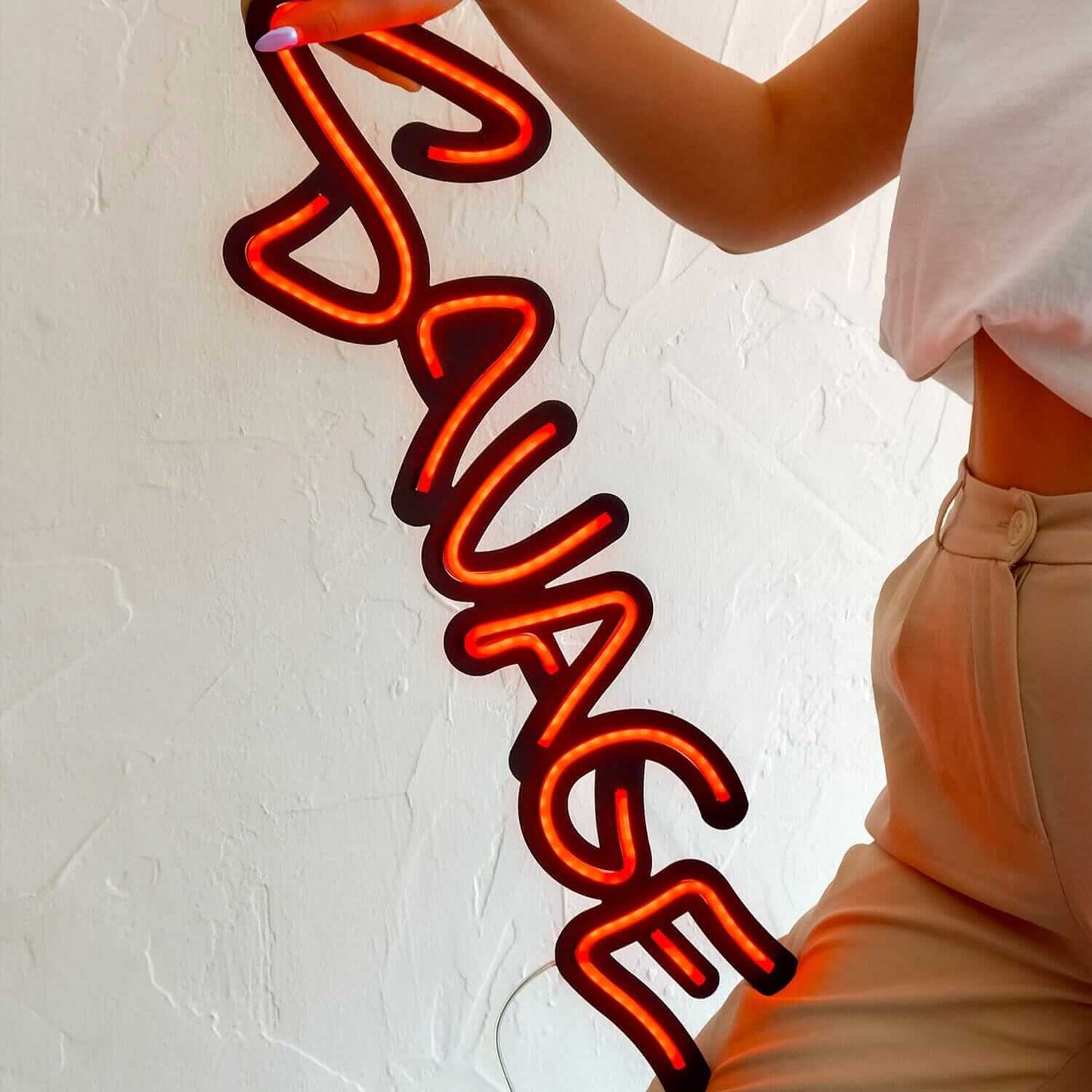 Savage M2 - Neon Signs Neon Wall Art | SKU: NEO-062 | Available at Decojuana | Tags: metal neon wall decor,Metal Neon Wall Letter,motivational neon quotes,Neon Artwork,Neon motivational quotes,neon party wall decor,Neon Signs,neon wall art,Neon Wall Decor