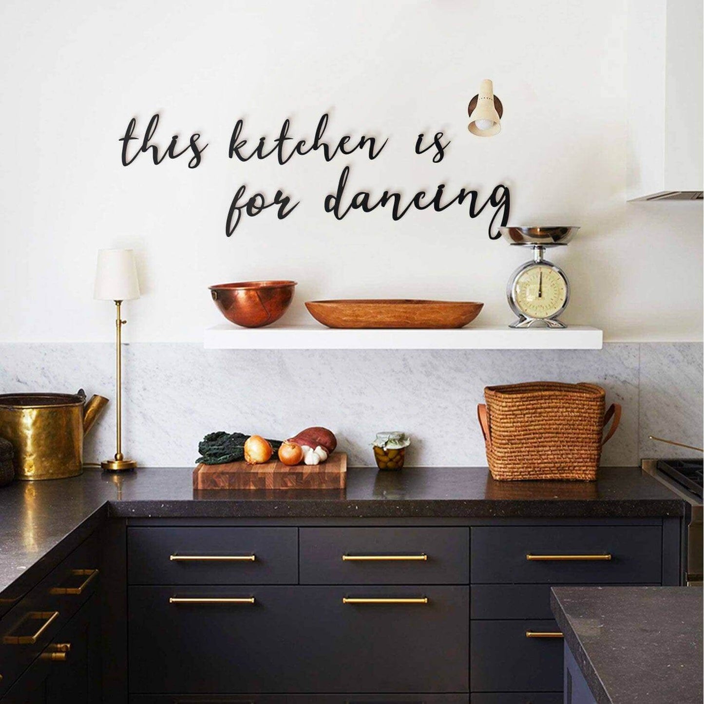 For Dancing - Home Decor Decals Metal Wall Art | SKU: MP-124 | Available at Decojuana | Tags: Interior decoration,Kitchen Wall Art,Kitchen Wall Decor,Letter Decor,Letter Wall Art,Metal Letter,Metal Wall Art,Metal Wall Letter,Metal Wall Quotes,Typographic