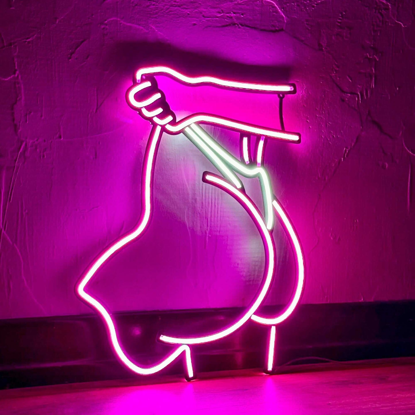 Peachy - Neon Signs Neon Wall Art | SKU: NEO-113 | Available at Decojuana | Tags: metal neon wall decor,Neon Artwork,neon party wall decor,Neon Signs,neon wall art,Neon Wall Decor