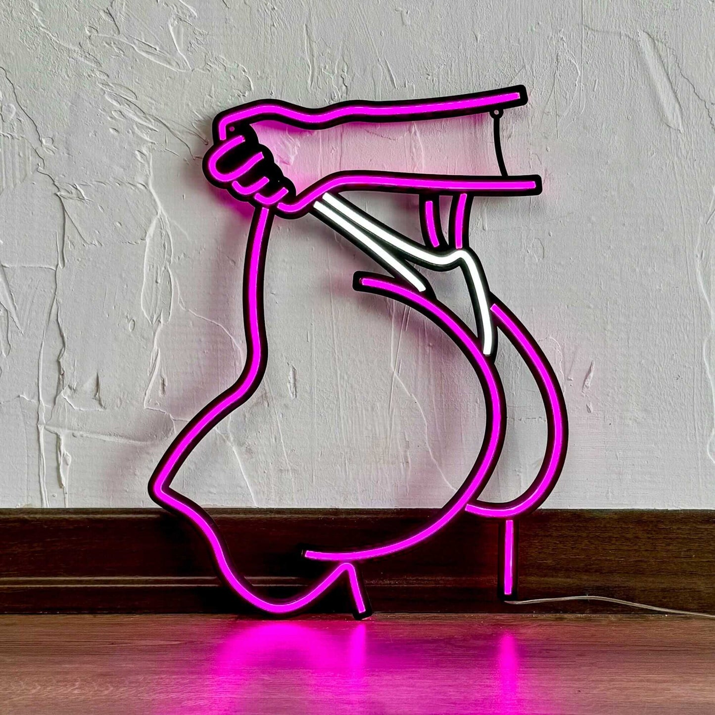 Peachy - Neon Signs Neon Wall Art | SKU: NEO-113 | Available at Decojuana | Tags: metal neon wall decor,Neon Artwork,neon party wall decor,Neon Signs,neon wall art,Neon Wall Decor