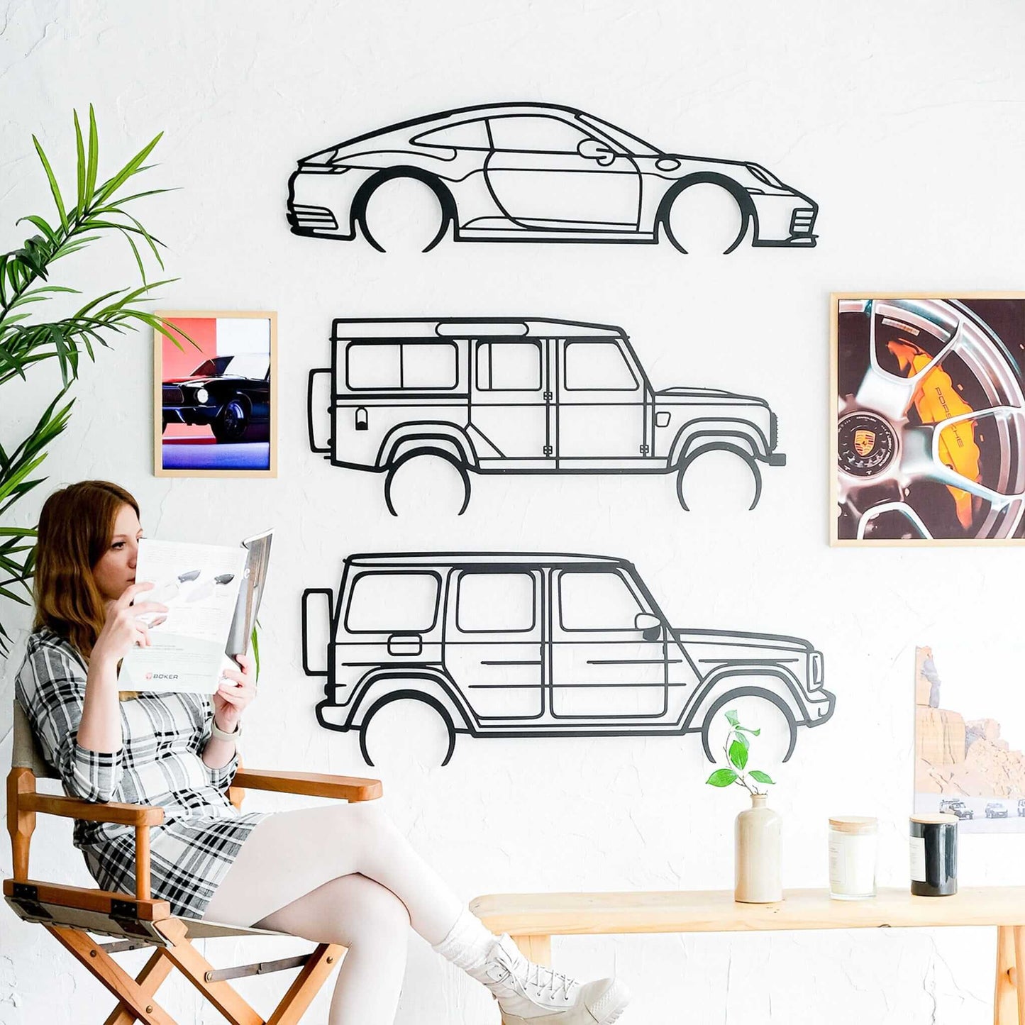 911 Inspiration - Home Decor Decals Metal Wall Art | SKU: CR-04XL | Available at Decojuana | Tags: car,garage,Metal Deco,Metal Decoration,Metal Wall Art,Metal Wall Art Decor,Metal Wall Decor