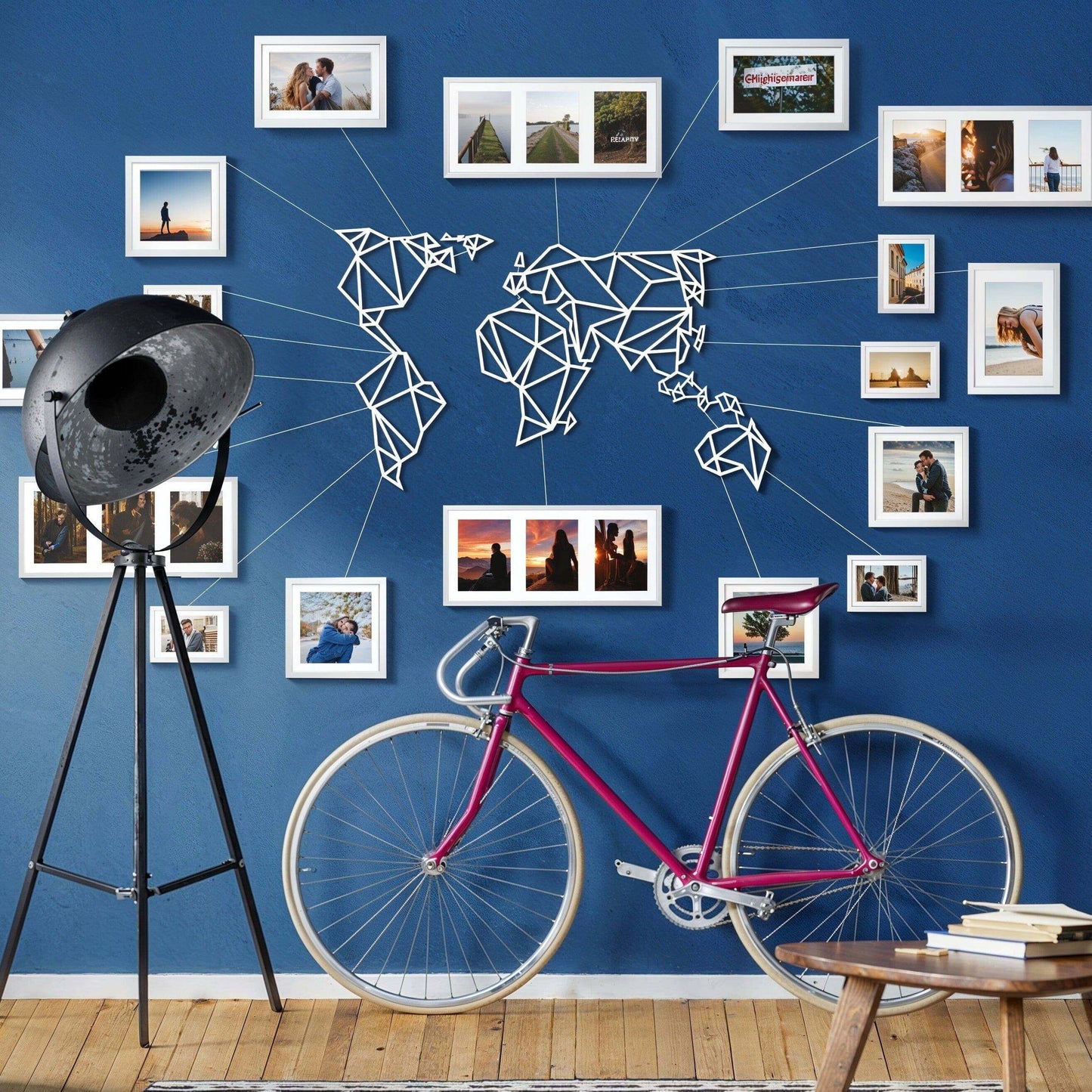 World Map - Home Decor Decals Metal Wall Art | SKU: HOM-48BLACK | Available at Decojuana | Tags: featured,Geometric,Large designs,Large Wall Art,Large Wall Decor,Metal Artwork,Metal Decoration,Metal Wall Art,Metal Wall Art Decor,Metal Wall Decor,world map